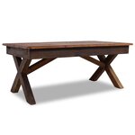 vidaXL Table basse Bois de récupération massif 110x60x45 cm