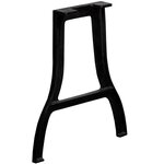 vidaXL Pied de table de salle à manger 2 Pièces Cadre en A Fonte