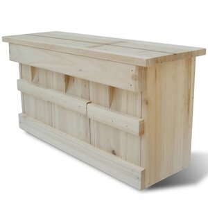 vidaXL Nichoir pour moineau 44 x 15 5 x 21 5 cm