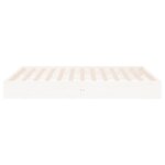 vidaXL Cadre de lit sans matelas blanc bois massif 120x200 cm