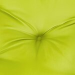vidaXL Coussin de palette vert vif 120x40x12 cm tissu