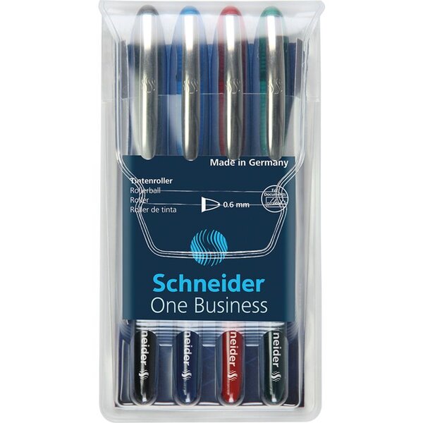 Roller à encre One Business 06 Pochette 4 assorti SCHNEIDER
