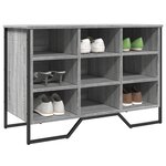 vidaXL Armoire à chaussures sonoma gris 90x38x61 5cm bois d'ingénierie