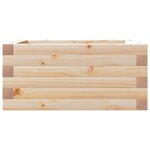 vidaXL Jardinière 50x50x23 cm bois de pin massif