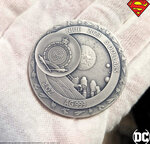 SUPERMAN 2 Onces Monnaie Argent 5 Dollars Niue 2023