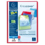 Protège-documents En Polypropylène Semi-rigide Kreacover® Chromaline 160 Vues - A4 - Couleurs Assorties - X 8 - Exacompta