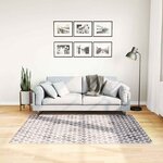 vidaXL Tapis lavable multicolore 120x170 cm antidérapant
