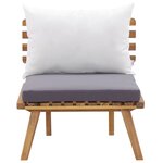 Salon de jardin meuble d'extérieur ensemble de mobilier 6 pièces bois d'acacia massif 02_0016977