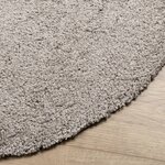 vidaXL Tapis shaggy PAMPLONA poils longs moderne beige Ø 280 cm