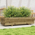 vidaXL Jardinière 110x40x26 5 cm bois de pin imprégné
