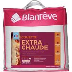 Couette extra chaude en microfibre 240 x 260 cm - Blanc
