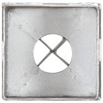 vidaXL Piquets au sol 12 Pièces Argenté 8x8x76 cm Acier galvanisé