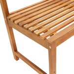 vidaXL Ensemble de bistro 4 Pièces Bois d'acacia solide