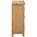 vidaXL Casier à bouteilles 11 bouteilles 80x32x80cm Bois de chêne