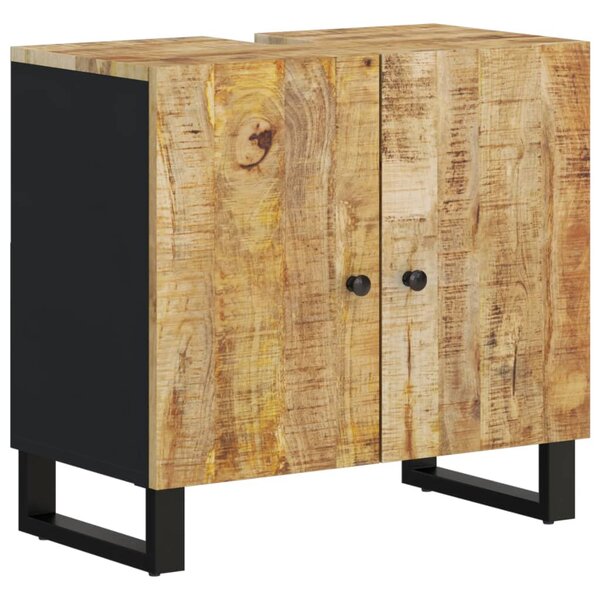 vidaXL Meuble d'évier 62x33x58 cm bois de manguier et d'ingénierie