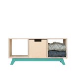 Meuble de rangement NABOSKY turquoise 1x3