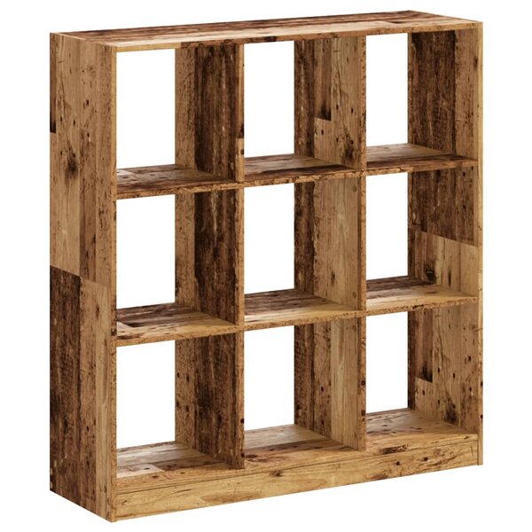 vidaXL Bibliothèque vieux bois 102x32x108 cm bois d'ingénierie