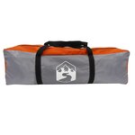 vidaXL Tente familiale à dôme 9 personnes orange imperméable