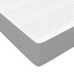 vidaXL Lit avec matelas blanc 120x190 cm bois massif de pin