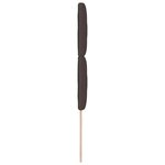Tête de Lit LED vidaXL avec Design en Blocs de Diamant Marron Foncé  100 cm Tissu