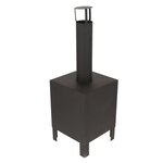 Esschert Design Poêle de terrasse S Noir
