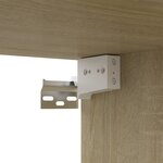 vidaXL Meubles TV 4 Pièces Chêne sonoma 80x30x30 cm Bois d'ingénierie
