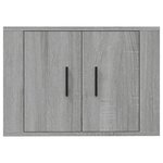 vidaXL Meuble TV mural Sonoma gris 57x34 5x40 cm