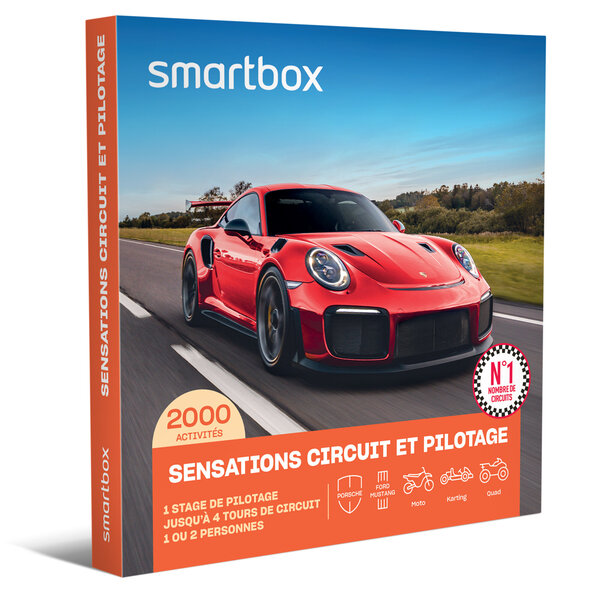 SMARTBOX - Coffret Cadeau Sensations circuit et pilotage -  Sport & Aventure