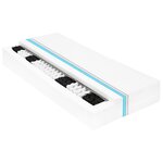 vidaXL Lit de repos avec matelas 90x200 cm Bois de pin massif