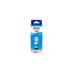 T00p240 - bouteille d'encre cyan ecotank epson 104