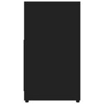 vidaXL Armoire de salle de bain noir 60x33x61 cm Bois d'ingénierie