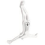 Sculpture vidaXL Argent 22x8x25 cm Aluminium Homme qui tombe