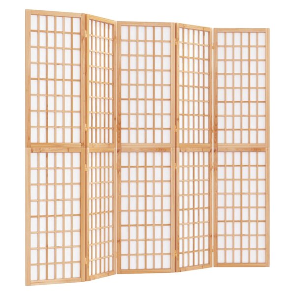 vidaXL Cloison de séparation pliable 5 panneaux 200x170 cm