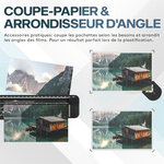 ACROPAQ Plastifieuse A3 - Avec 200 pochettes de plastification  Arrondisseur de coins  Coupe-papier  Moins 75  d'énergie
