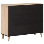 vidaXL Armoire latérale 90x33x75 cm bois massif de manguier