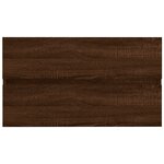 vidaXL Ensemble de meubles de salle de bain 2 Pièces Chêne marron
