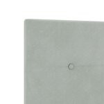 vidaXL Lumière de Tête de Lit LED Gris Clair 80 cm Velours