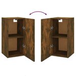 vidaXL Meubles TV 7 Pièces Chêne fumé 30 5x30x60 cm Bois d'ingénierie