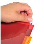 Intercalaires Avec Pochette Polypropylène 12 Positions - A4 Maxi - Couleurs Assorties - X 10 - Exacompta
