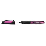 Stylo plume EASYbuddy  plume L - Noir/Magenta - Gaucher STABILO