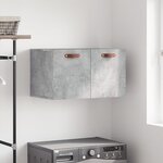 vidaXL Armoire murale Gris béton 60x36 5x35 cm Bois d'ingénierie