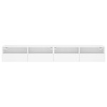 vidaXL Meubles TV muraux 2 Pièces blanc 100x30x30 cm bois d'ingénierie