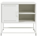 vidaXL Meuble TV vert olive 100 5x39x60 5 cm acier