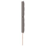vidaXL Tête de Lit Design Lignes Taupe 200 cm Tissu