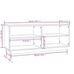 vidaXL Armoire à chaussures Marron miel 110x34x45cm Bois de pin massif