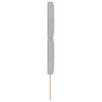 vidaXL Tête de lit en velours gris clair 140 cm avec capitonnage en cristal