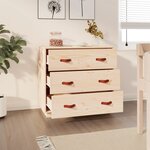 vidaXL Buffet 80x40x75 cm Bois massif de pin
