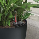 LECHUZA Jardinière CLASSICO LS 28 ALL-IN-ONE charbon métallisé 16043