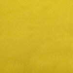 vidaXL Chaise longue avec coussins jaune velours