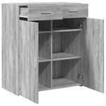 vidaXL Buffet sonoma gris 80x42 5x93 cm bois d'ingénierie